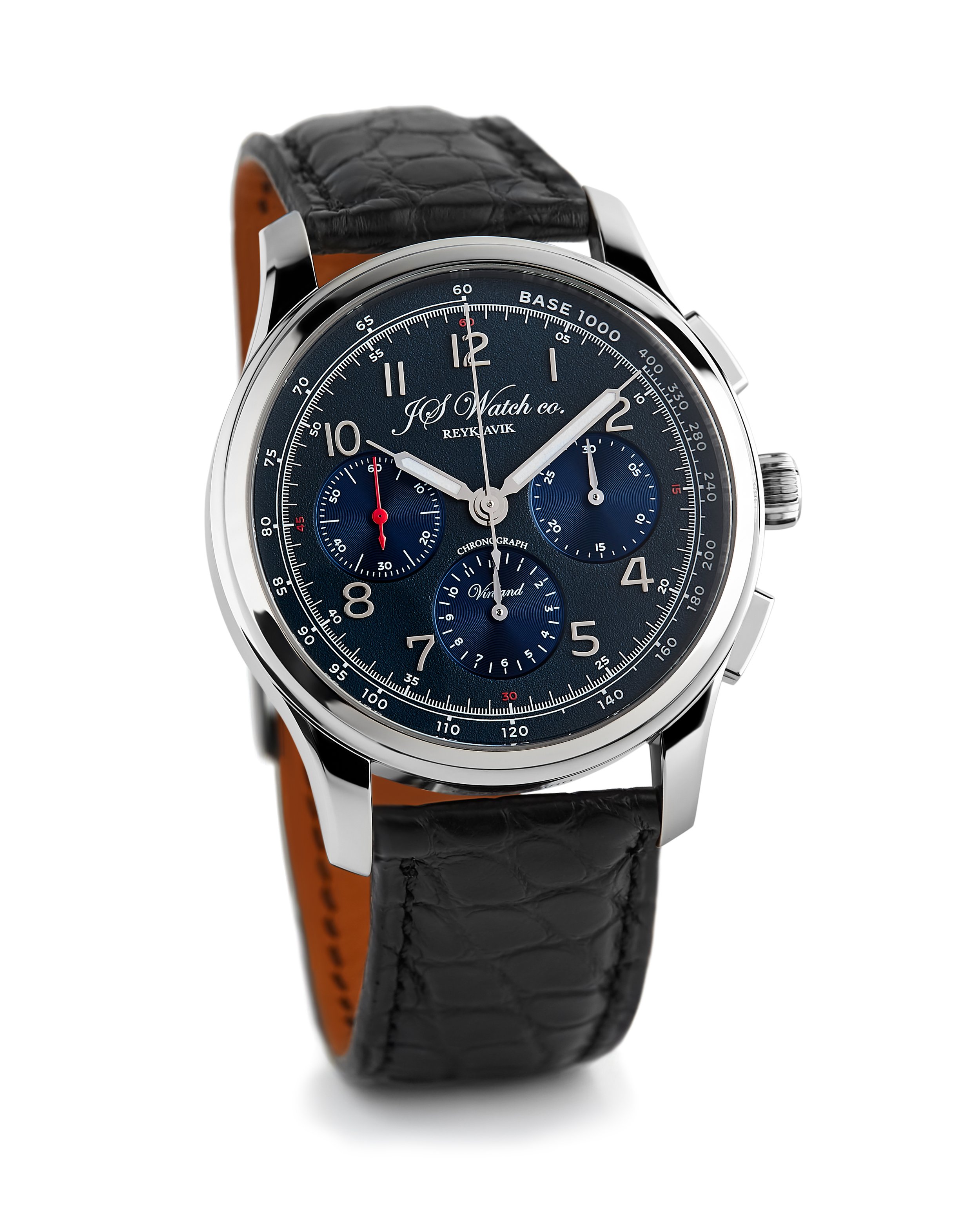 JS Watch Company Reykjavik — Vínland Chronograph Tachymeter - Blue